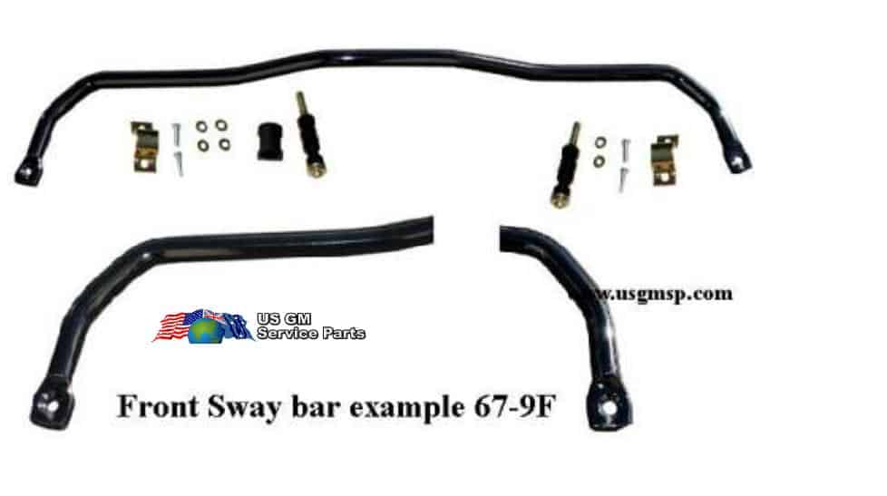 Sway Bar: Front 67-69 Firebird / Camaro - 1"  (25mm)